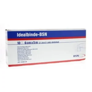 Idealbinde verband 6 cm x 5 m zonder cellofaan