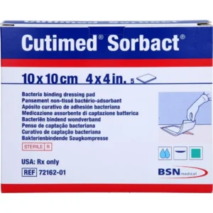 Cutimed Sorbact absorberend verband 10 x 10 cm