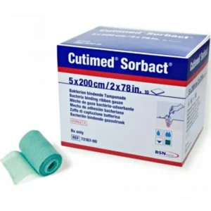 Cutimed Sorbact gaasstrook 5 x 200 cm