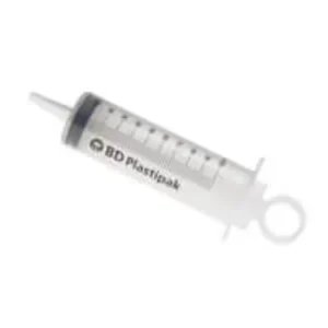 Injectiespuit Plastipak 3-delig 100 ml katheter tip