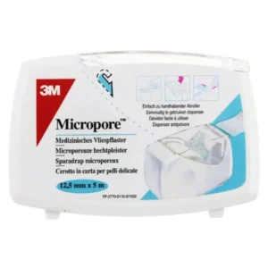 Micropore hechtpleister met dispenser 1,25 cm x 9.15 meter