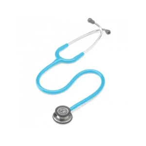 Littmann Classic III Monitoring stethoscoop - Turqoise, Zilver, Bewerkt RVS