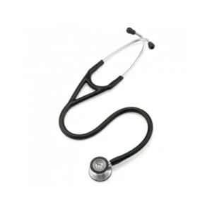 Littmann Cardiology IV stethoscoop - Zwart, Zilver, Bewerkt RVS