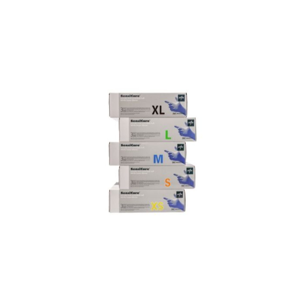 medline sensicare extended cuff onderzoekshandschoenen nitril