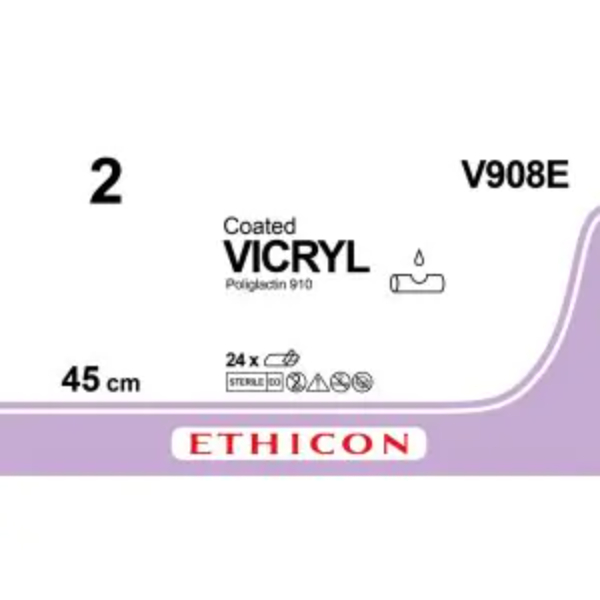 vycril hechtdraad 2 0 12x45cm non needled violet