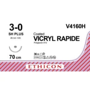 vicryl rapide 3 0 70 cm ongekleurd sh plus
