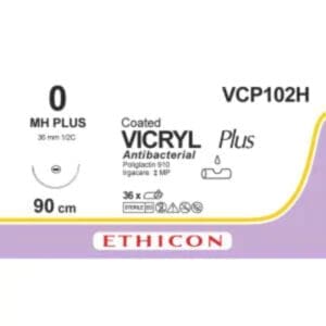 vicryl plus hechtdraad 0 90cm mh plus violet