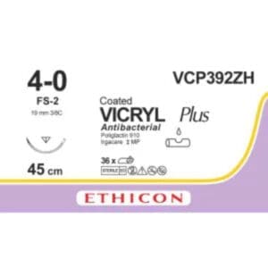 vicryl plus 4 0 45 cm violet fs 2 36 stuks steriel