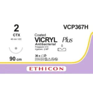 vicryl plus 2 90cm ongekleurd ctx