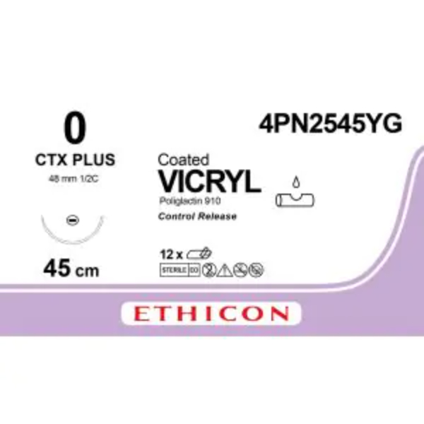 vicryl plus 0 4x45cm violet ctx c r