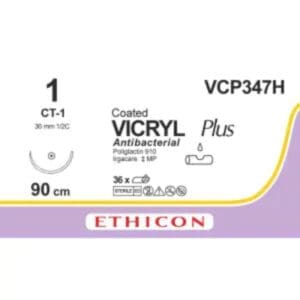 vicryl plus 1 90cm violet ct 1