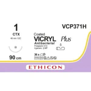 vicryl plus 2 0 70cm violet cp 1