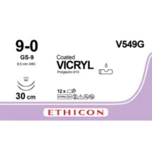 vicryl hechtdraad 9 0 30cm gs 9 violet