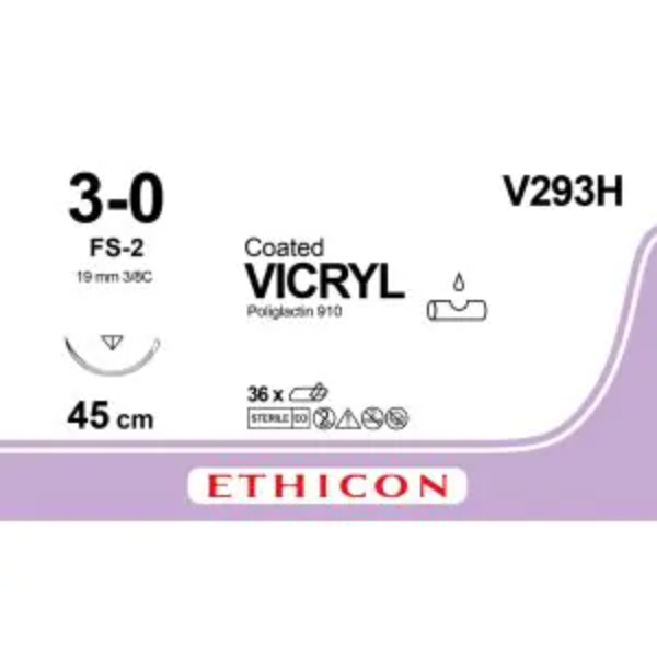 vicryl hechtdraad ethicon oplosbaar 3 0 fs 2 v293h