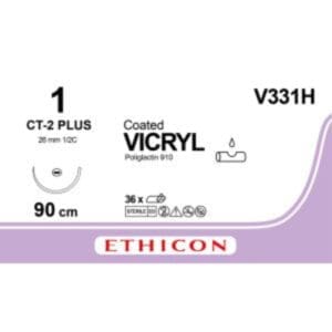 vicryl hechtdraad 1 0 90cm ct 2 plus