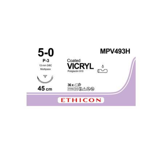 vicryl 5 0 45 cm ongekleurd p 3 prime multipass