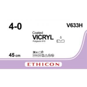 vicryl 4 0 3x45cm violet