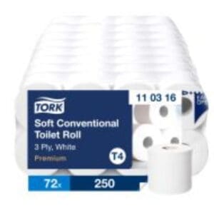 tork zacht traditioneel toiletpapier premium t4 3 laags 295mtr10cm