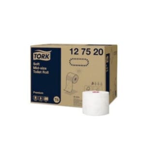 tork zacht mid size toiletpapier premium 2 laags wit t6 compact 90mtr99cm