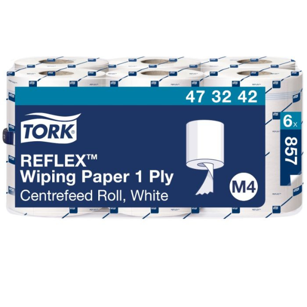 tork reflex wiping paper