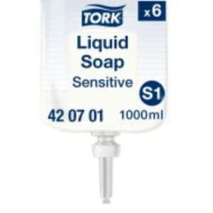 tork hand washing extra mild liquid soap 1ltr