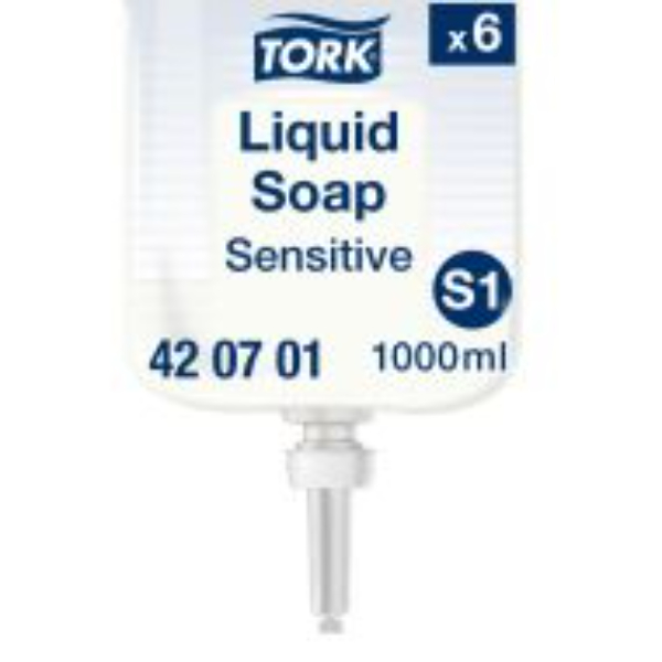 tork hand washing extra mild liquid soap 1ltr