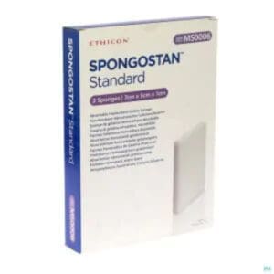 spongostan standaard 7 x 5 x 1 cm steriel ds 2 stuks