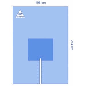 splitlaken ultimate 3 laags 196 x 279 cm split 6x94cm per