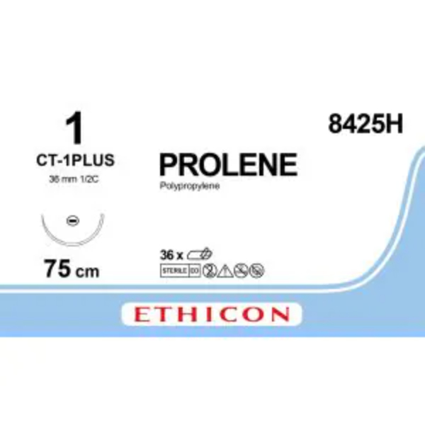 prolene hechtdraad 1 0 pc1 naald 75 cm blauw