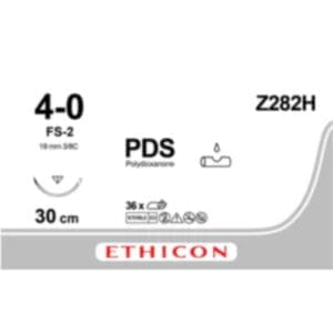 pds ii hechtdraad 4 0 30cm fs 2 naald violet