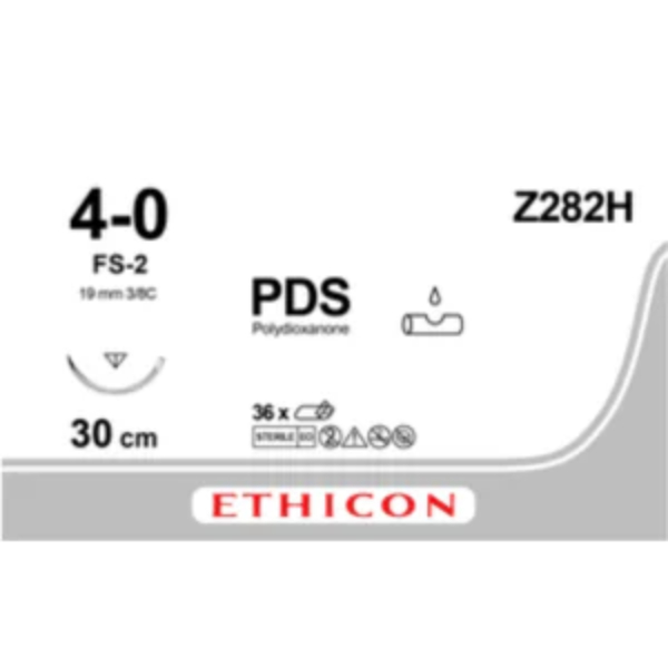 pds ii hechtdraad 4 0 30cm fs 2 naald violet