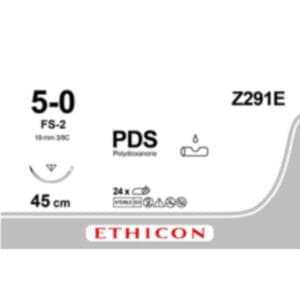 pds hechtdraad 1 0 70cm violet