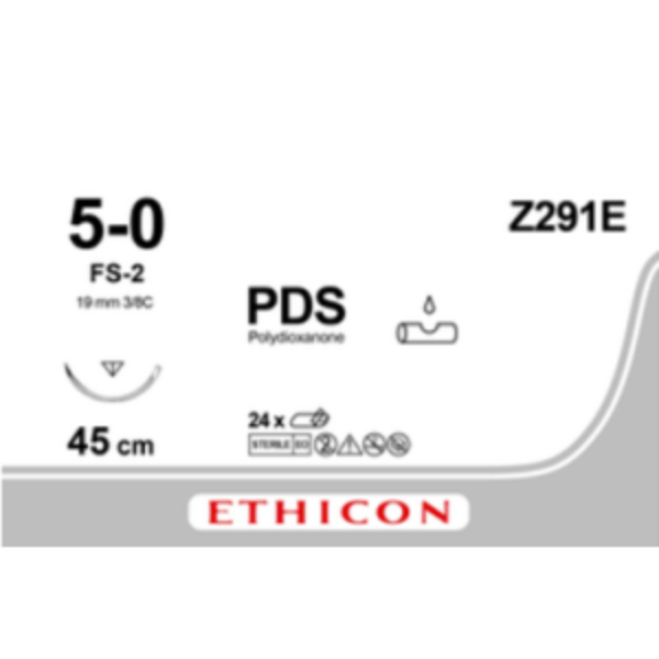 pds hechtdraad 1 0 70cm violet