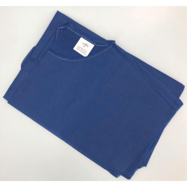 patientenschort met korte mouwen xl blauw