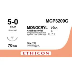 monocryl plus hechtdraad 5 0 45cm fs 2 naald