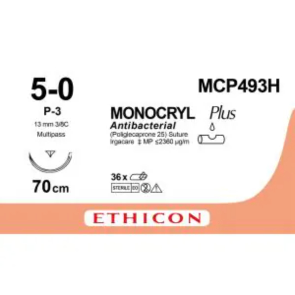 monocryl plis hechtdraad 5 0 70cm p 3 prime