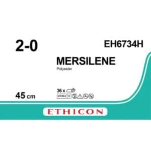 mersilene 2 0 6 x 45 cm groen