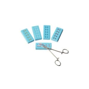 medline suture boots 5 paar wit steriel