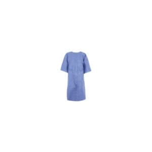 medline patientenschort met korte mouwen 2xl blauw