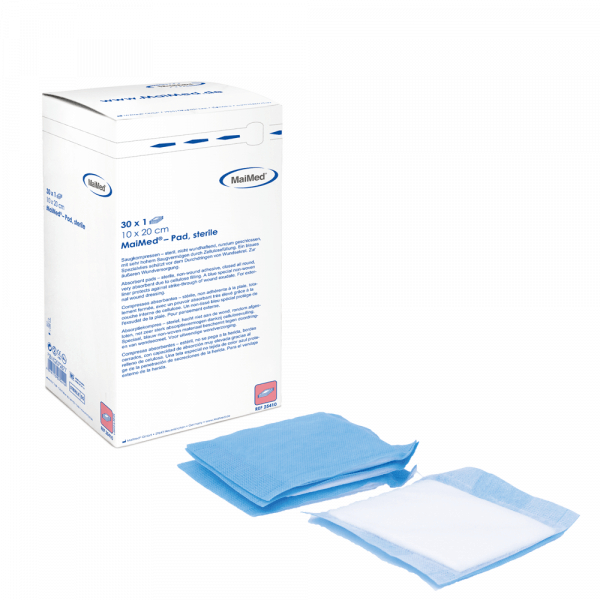 maimed pad absorberend verband 10x20 cm niet steriel