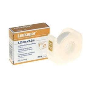 leukopor met dispenser 92 meter x 125 cm