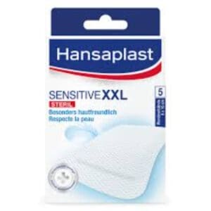 hansaplast sensitive 8 x 10 cm xxl steriel