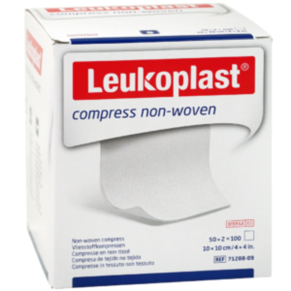 gaaskompres cutisoft non woven 10 x 10 cm 4 laags 2