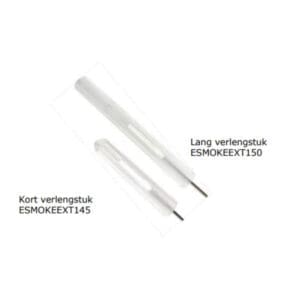 diathermiepen met rookafzuiging short extender tip