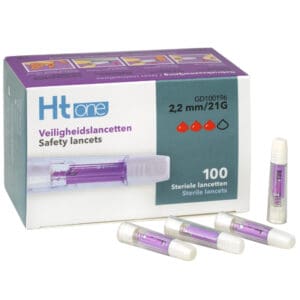 veiligheidslancetten ht one 22 mm roze 2