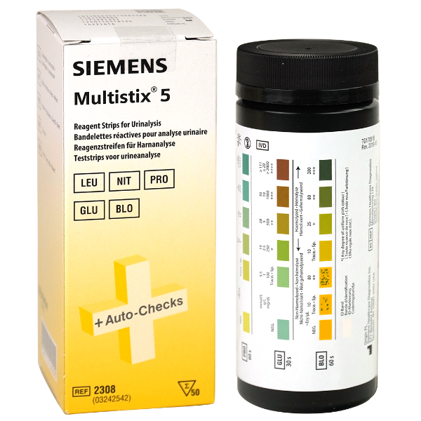 siemens multistix 5 teststrips 50 stuks