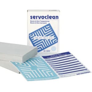 servoclean bowie dick test pack