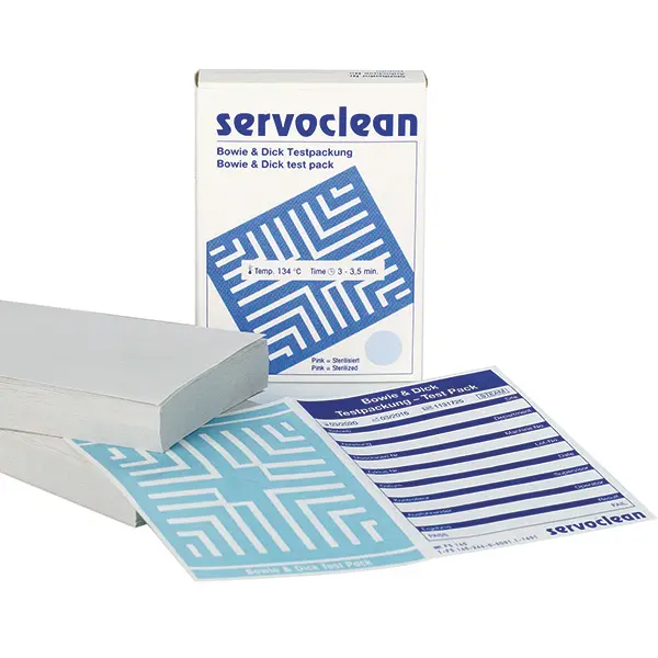 servoclean bowie dick test pack