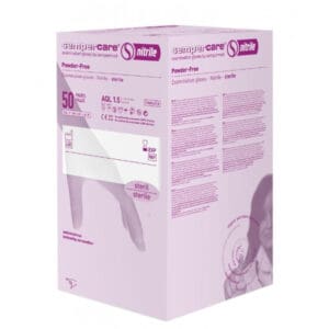 semperit sempercare nitril steriel xl 50 paar poedervrij blauw