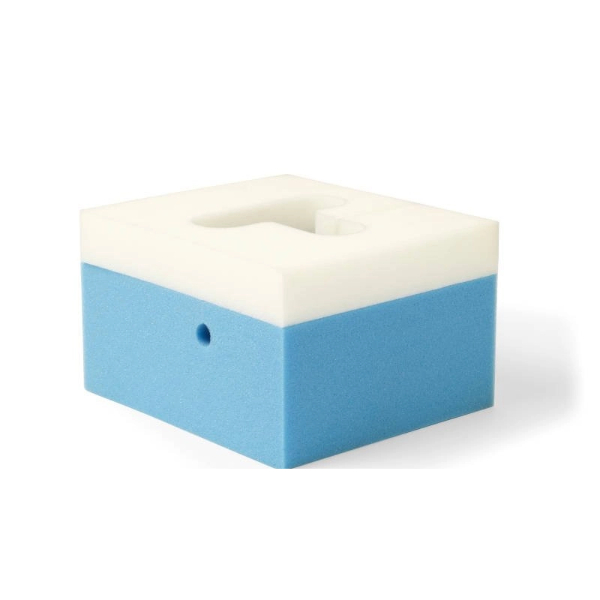 positioneringskussen hoofd blue white